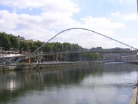 El Zubiruri, puente proyectado por el arquitecto Santiago Calatrava